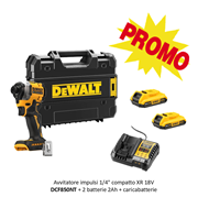 Immagine di Avvitatore impulsi 1/4" compatto XR 18V DCF850NT  - PROMO