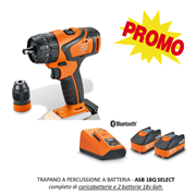 Immagine di TRAPANO A PERCUSSIONE A BATTERIA - ASB 18Q SELECT (18v 6Ah)- PROMO