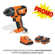 Immagine di Avvitatore a massa battente a batteria ASCD 18 200 W4 SELECT (18V 3Ah) - PROMO