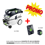 Immagine di Unità mobile d'aspirazione CLEANTEC CTL 26 E AC RENOFIX - PROMO