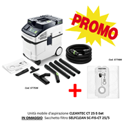 Immagine di Unità mobile d'aspirazione CLEANTEC CT 25 E-Set - PROMO