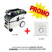 Immagine di Unità mobile d'aspirazione CLEANTEC CTM 26 E - PROMO